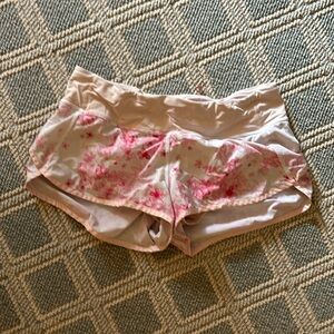 Cherry blossom lululemon shorts rare